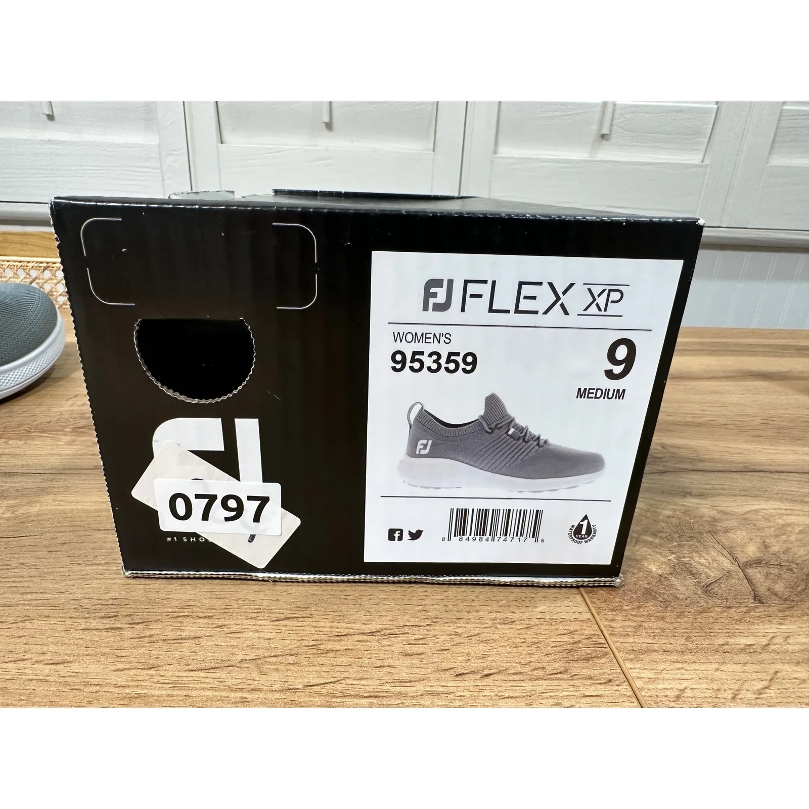 Footjoy Women's Flex XP Golf Shoes Performance Knit Mesh Grey Size 9 NIB - Image 14