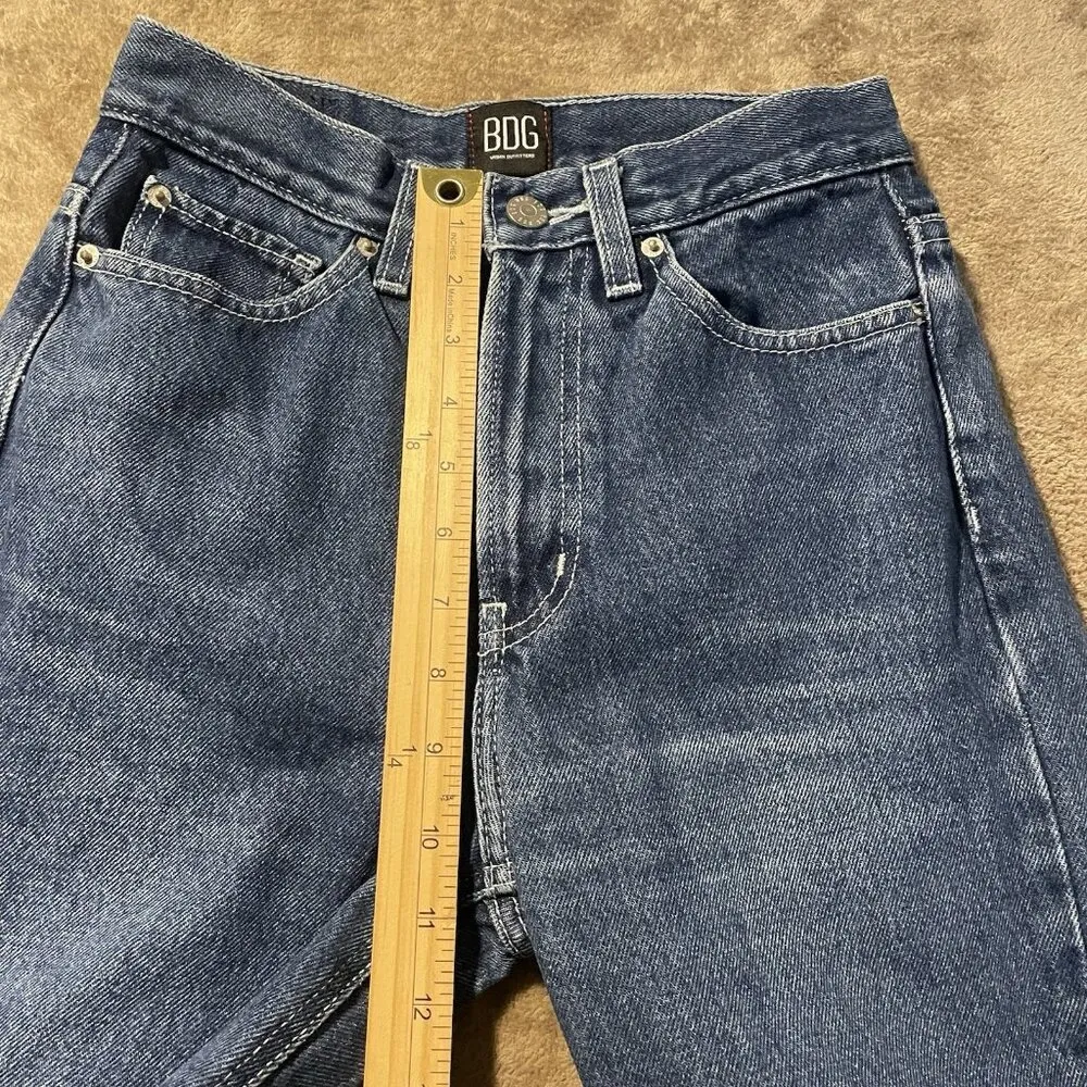 BDG Urban Outfitters Jeans Womens 25 Cowboy High Rise Straight Blue Medium Wash - Image 7