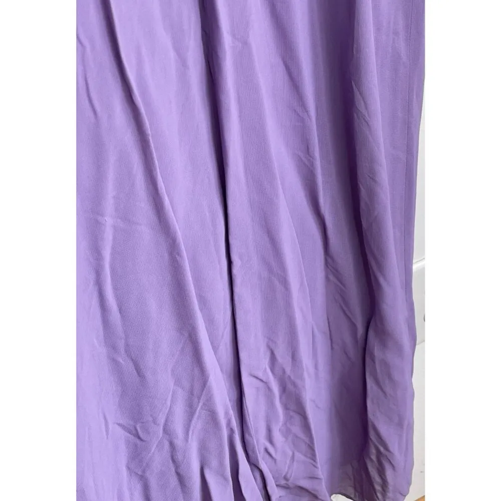 New Nicole Miller Dress Purple Cocktail Formal Wedding Size 8 USA - Image 5