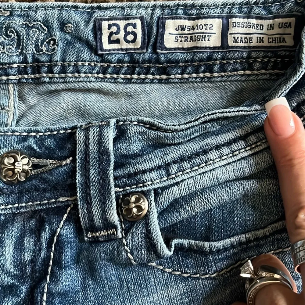 Miss Me Straight Leg Crop Pants - Image 2