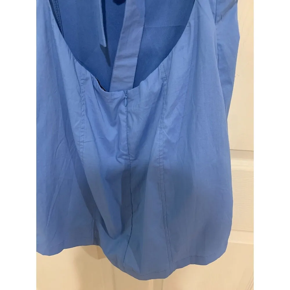 Lucy in the Sky Back Bow Bodycon Dress in Powder Blue XL - Image 9