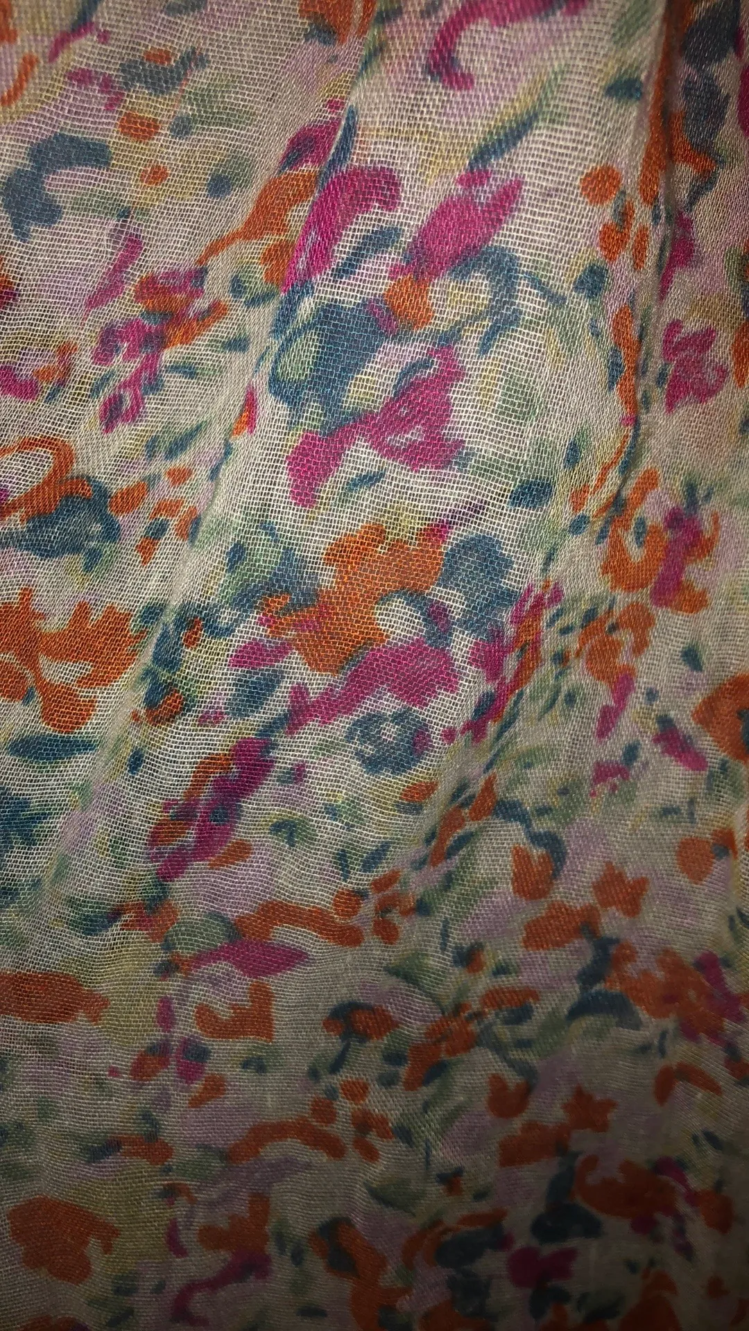 Floral Scarf Multi - Image 2