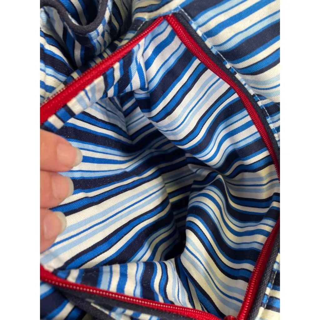 Vera Bradley Womens Blue Paisley Large 17" X 22" Weekend Tote Bag SKU 8675 - Image 12