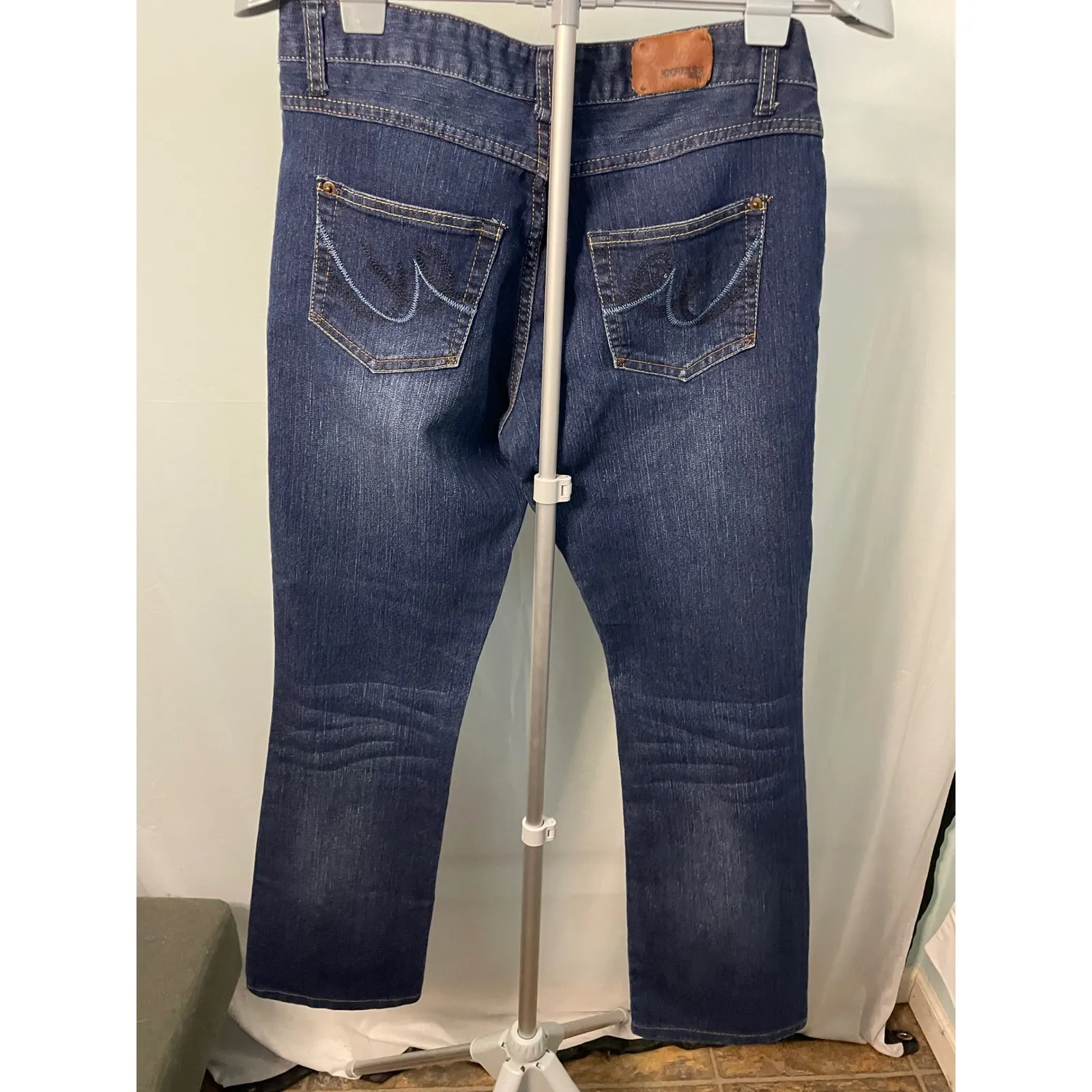 Express Jeans Dark‎ Wash Denim Women's Size 8 - Image 5