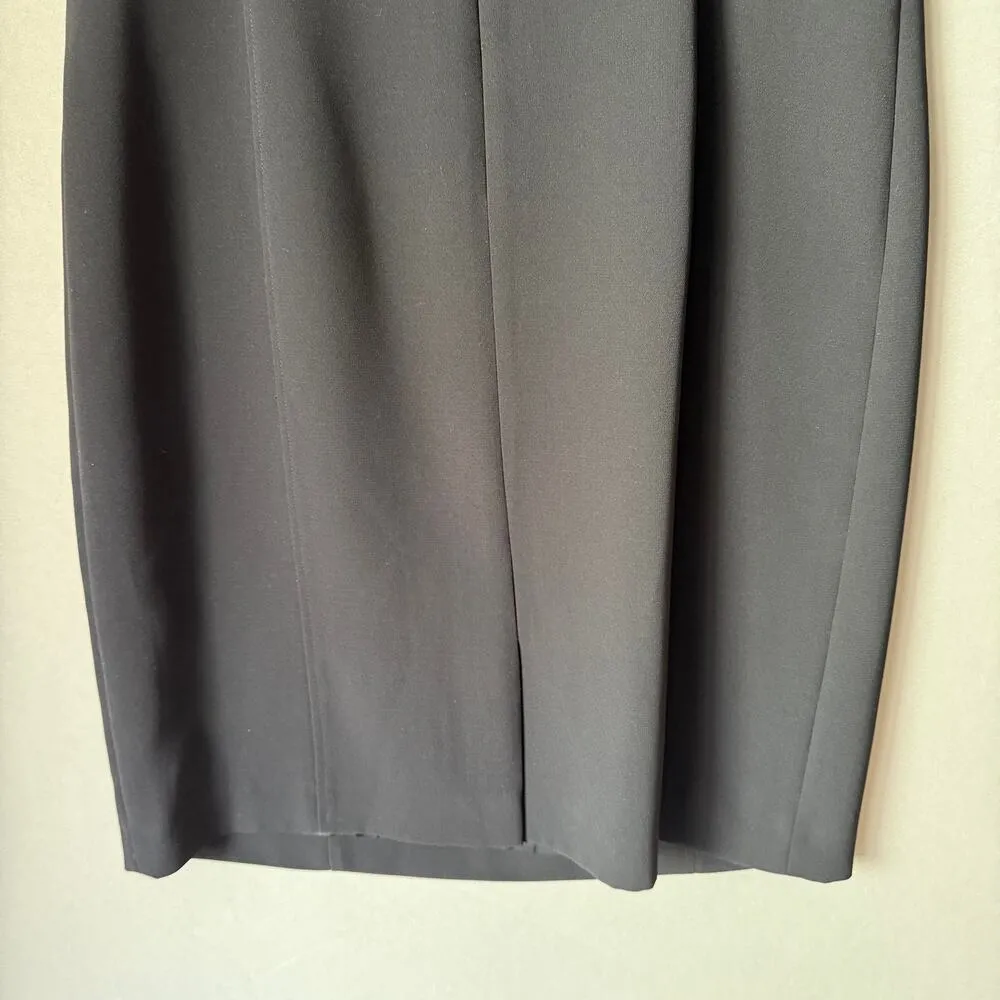 Tahari Arthur‎ Levine Black Sleeveless Chain Detail Sheath Dress sz 14 Mob Wife - Image 8