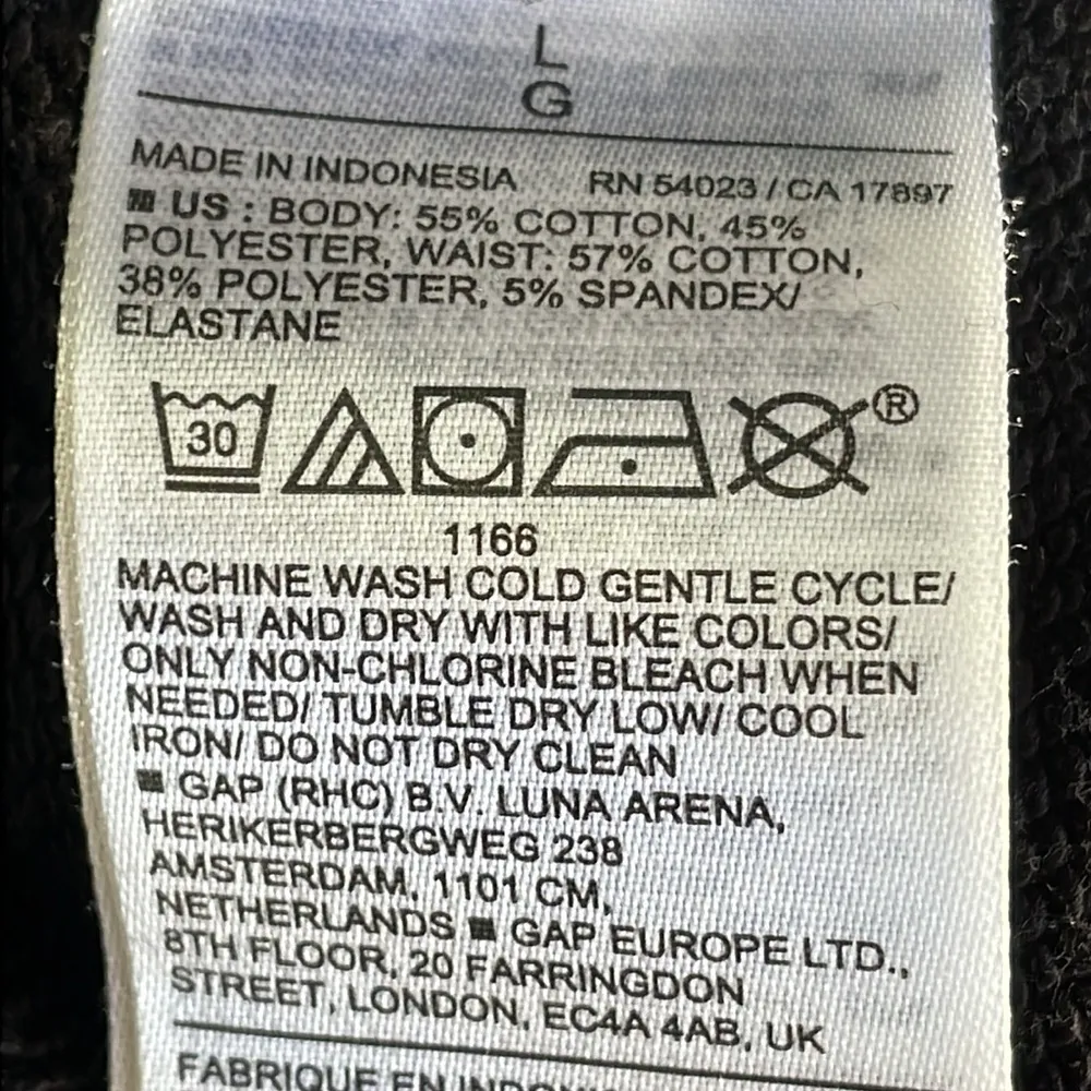 Old Navy Black Maternity Rollover Joggers - Image 6