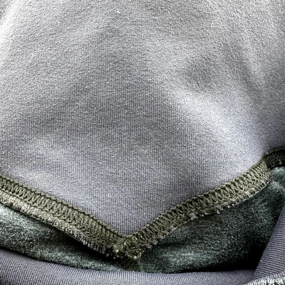 Alo Alosoft Lounge Leggings High Waist Ribbed Contour Stretch Yoga Navy Blue S - Image 4