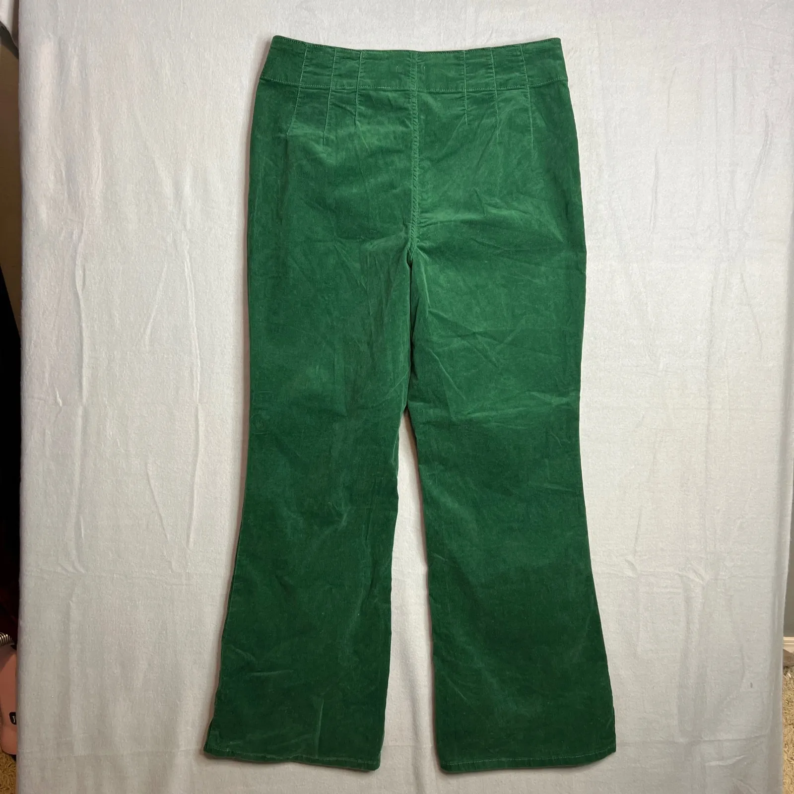 Avec Les Filles Corduroy Flare Pants Plus Size 1X High Waist Evergreen NWT - Image 9