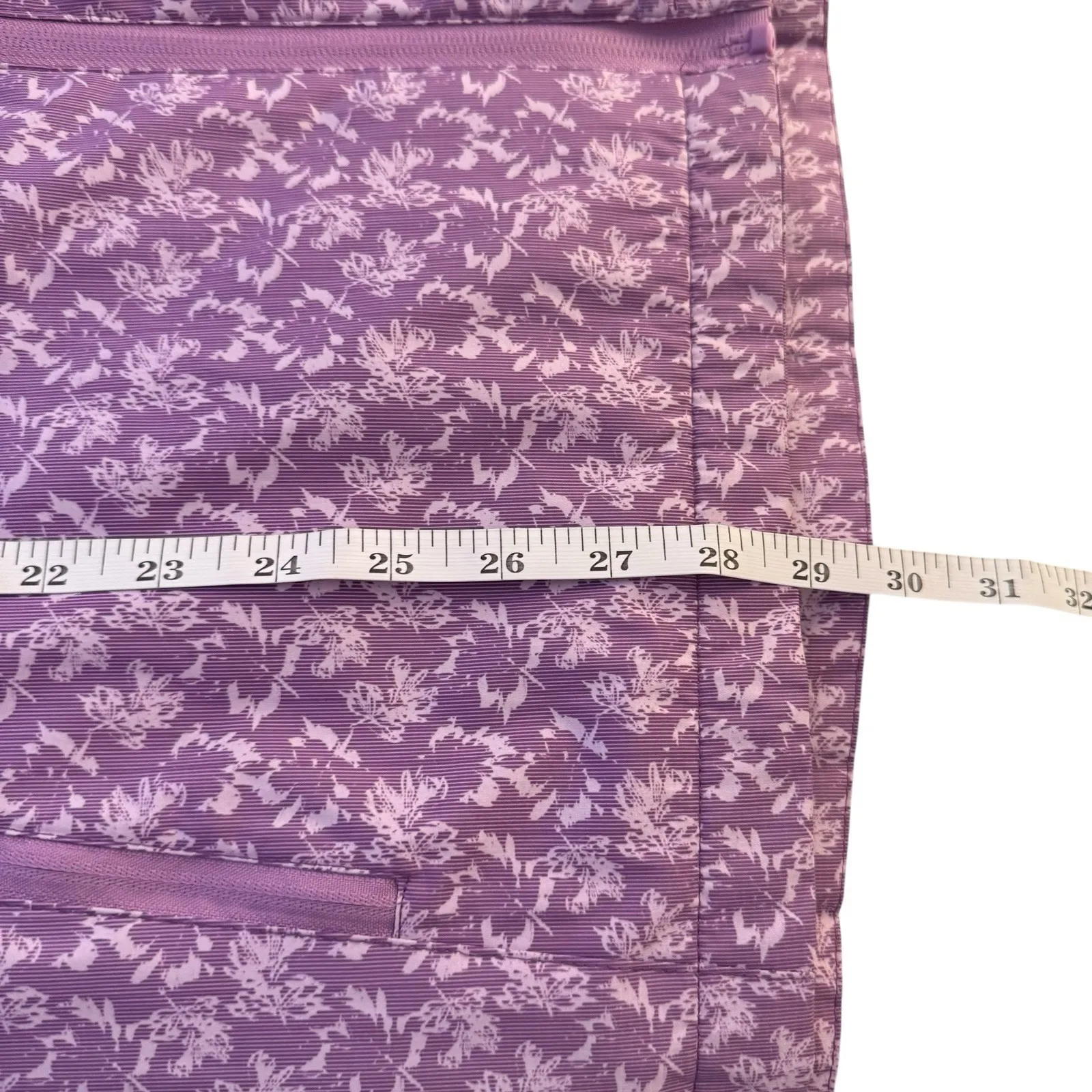 ZeroXposur Womens Zuri Purple Floral Windbreaker Rain Coat XL Winter Warm - Image 13