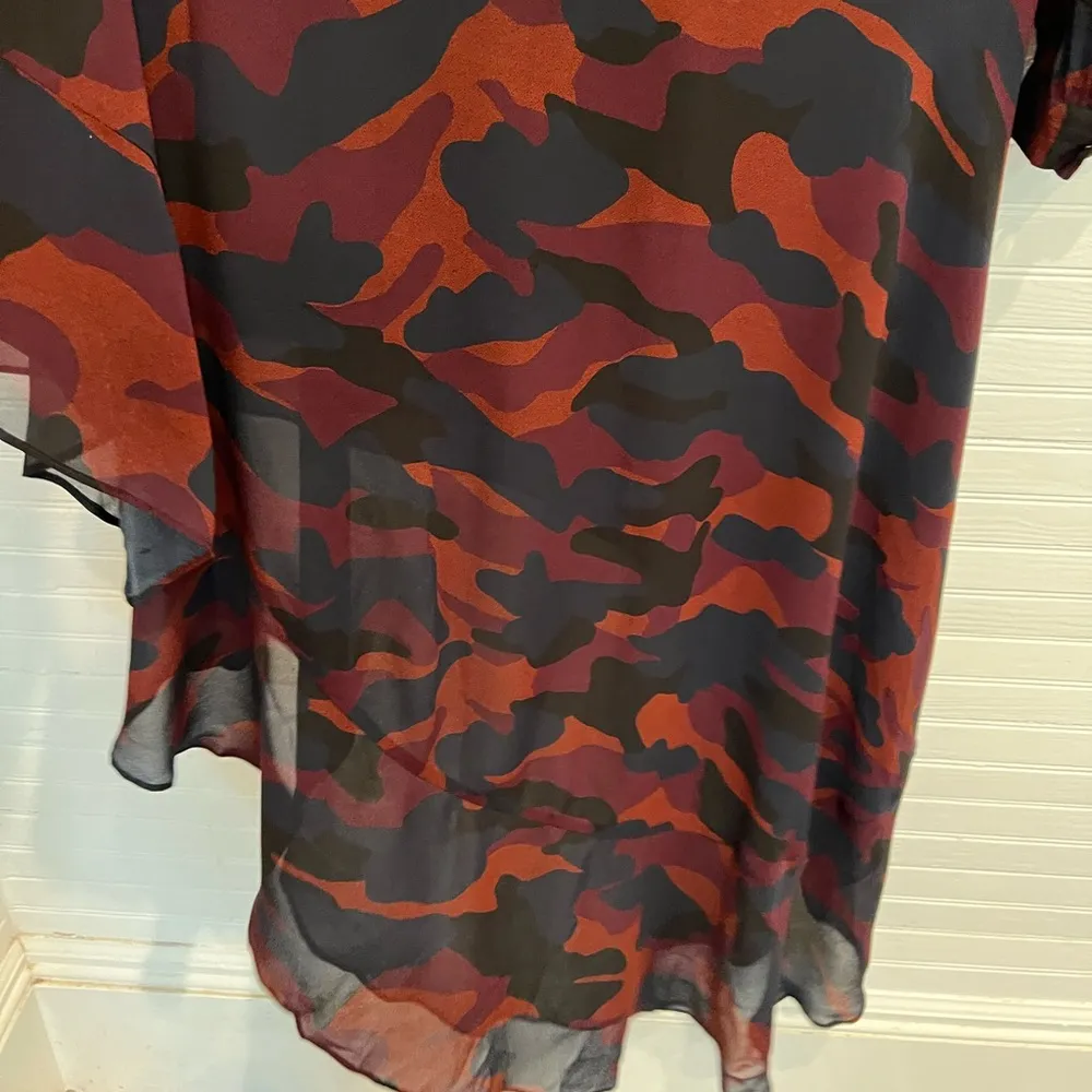 Joie Women's Asymmetrical Hi-Low Camouflage Dress Size 8 Party/Cocktail - Image 7