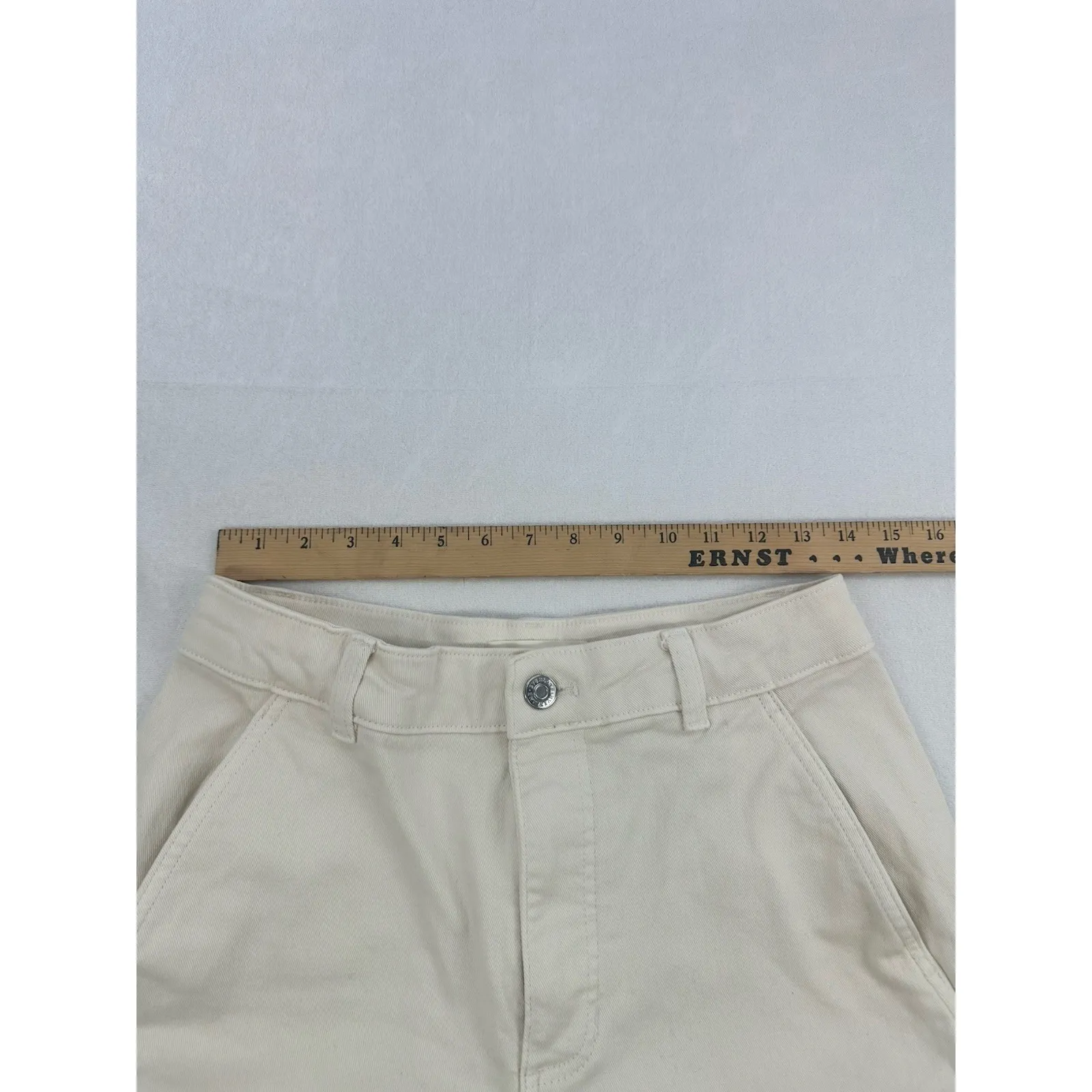 Everlane Womens  Jeans Beige Size 8 R - Image 15