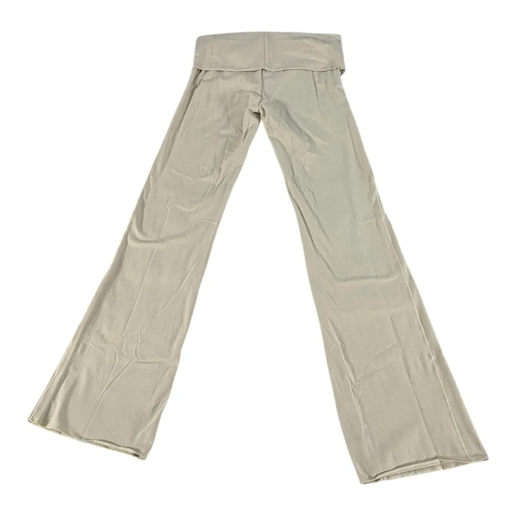 SKIMS Cotton Jersey Fold Over Pants Women’s Large Stone Beige NWT Athleisure - Image 12