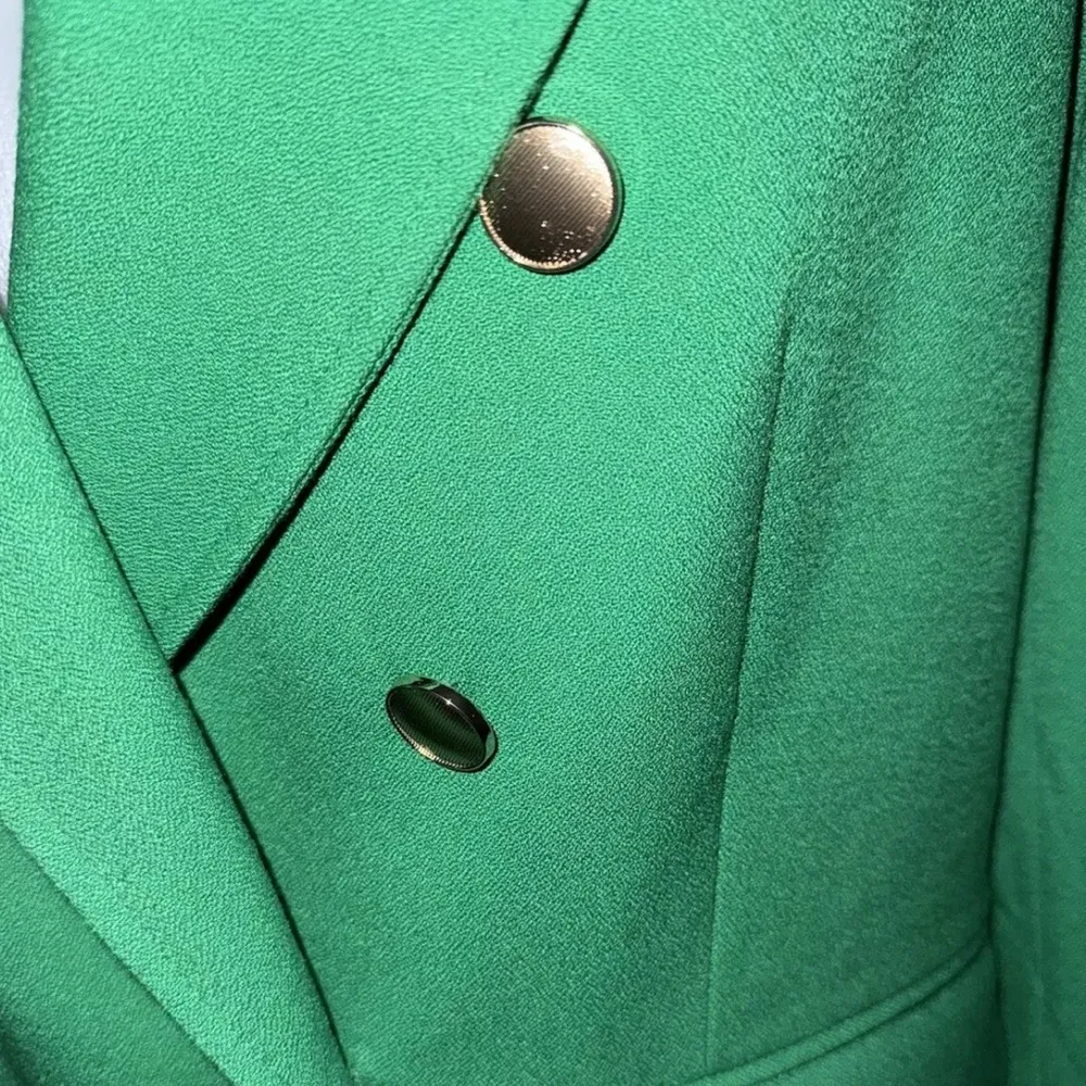 Rachel Zoe, Kelly Green, Women’s Double Breasted Fully Lined Blazer, Size Small - Image 4