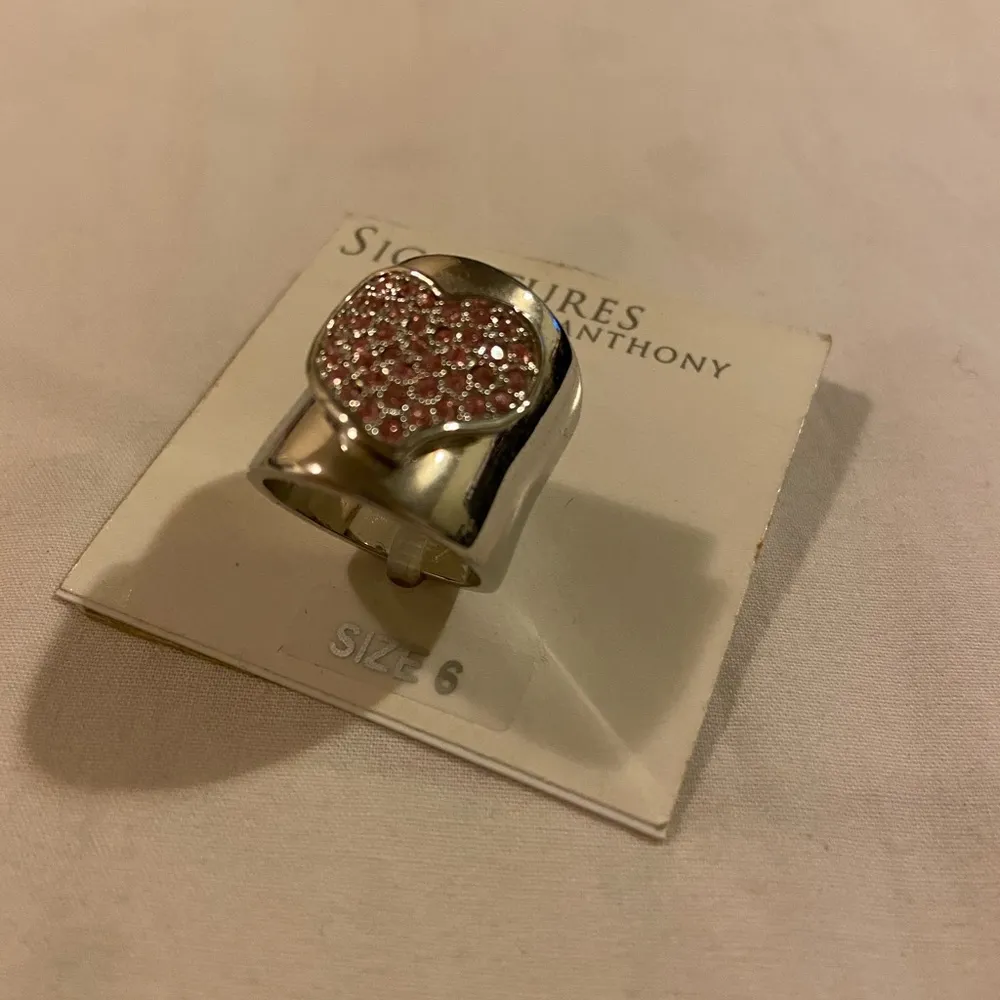 signature by J. Anthony heart ring Size 6 Pink - Image 2