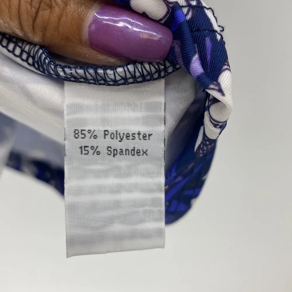 GGblue Katy Mykonos Sleeveless 1/4 Zip Golf Polo shirt Size XL - Image 5