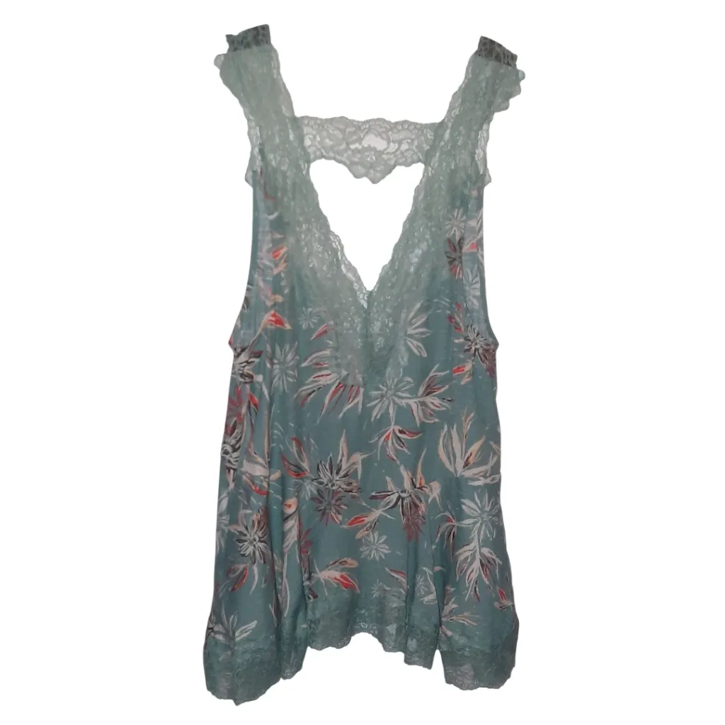 Intimately By Free People Bellflower Tank Top Size XS Green - Image 2