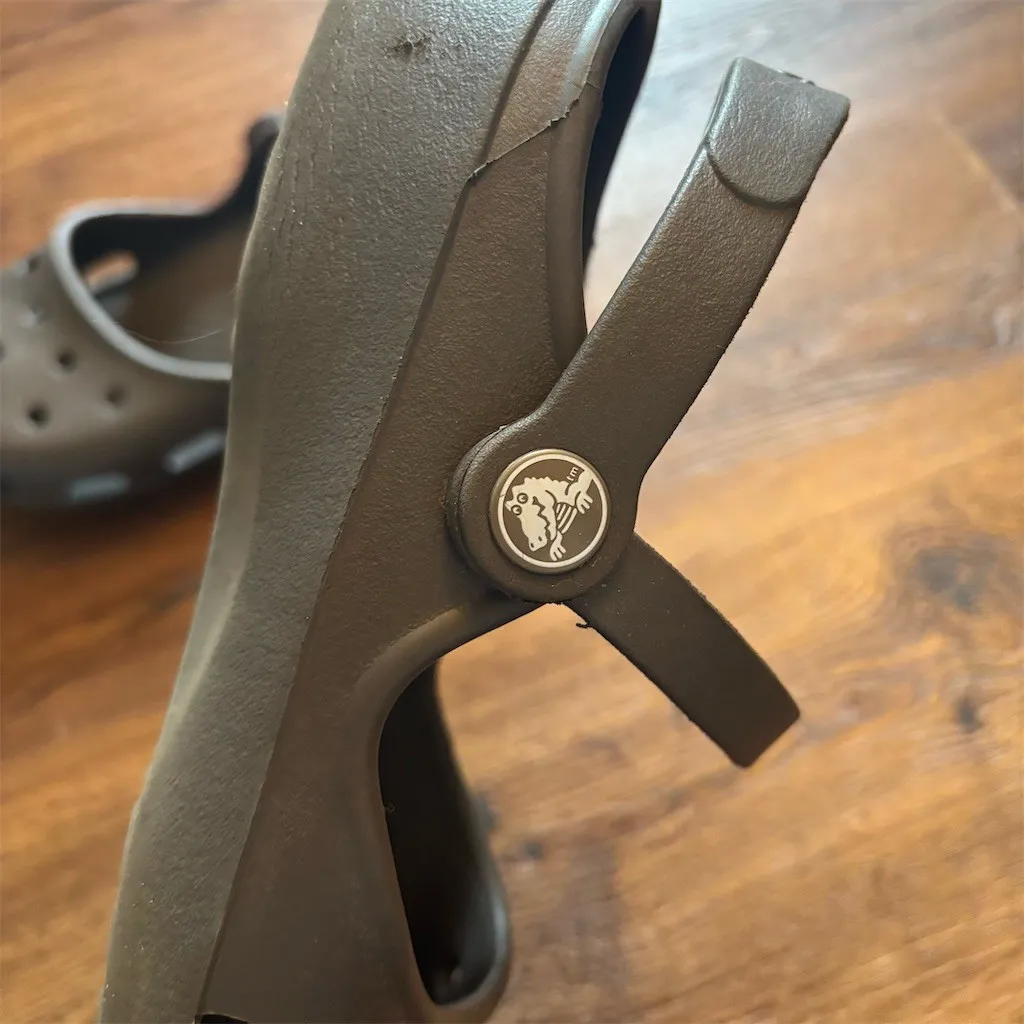 Crocs Karin Mary Jane Clogs Womens Size 8 Brown Slip On Comfort Shoes - Image 9