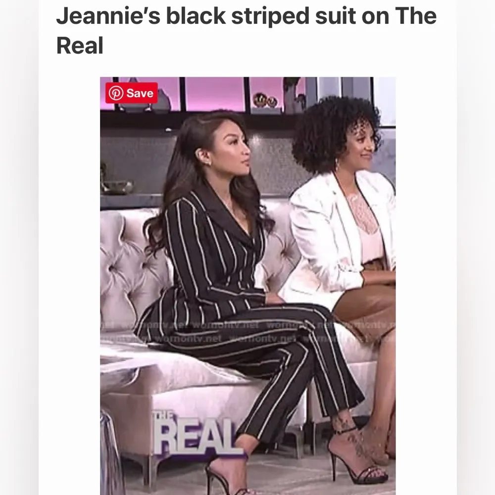 Self-portrait tailored stripe blazer WORN ON TV! highly sought after!!! - Image 2