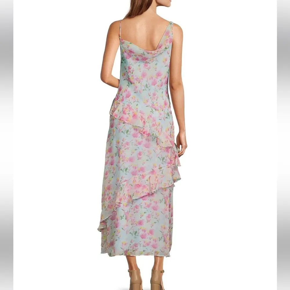 ASTR The Label Levina Floral Ruffle One Shoulder Maxi Dress - Image 7