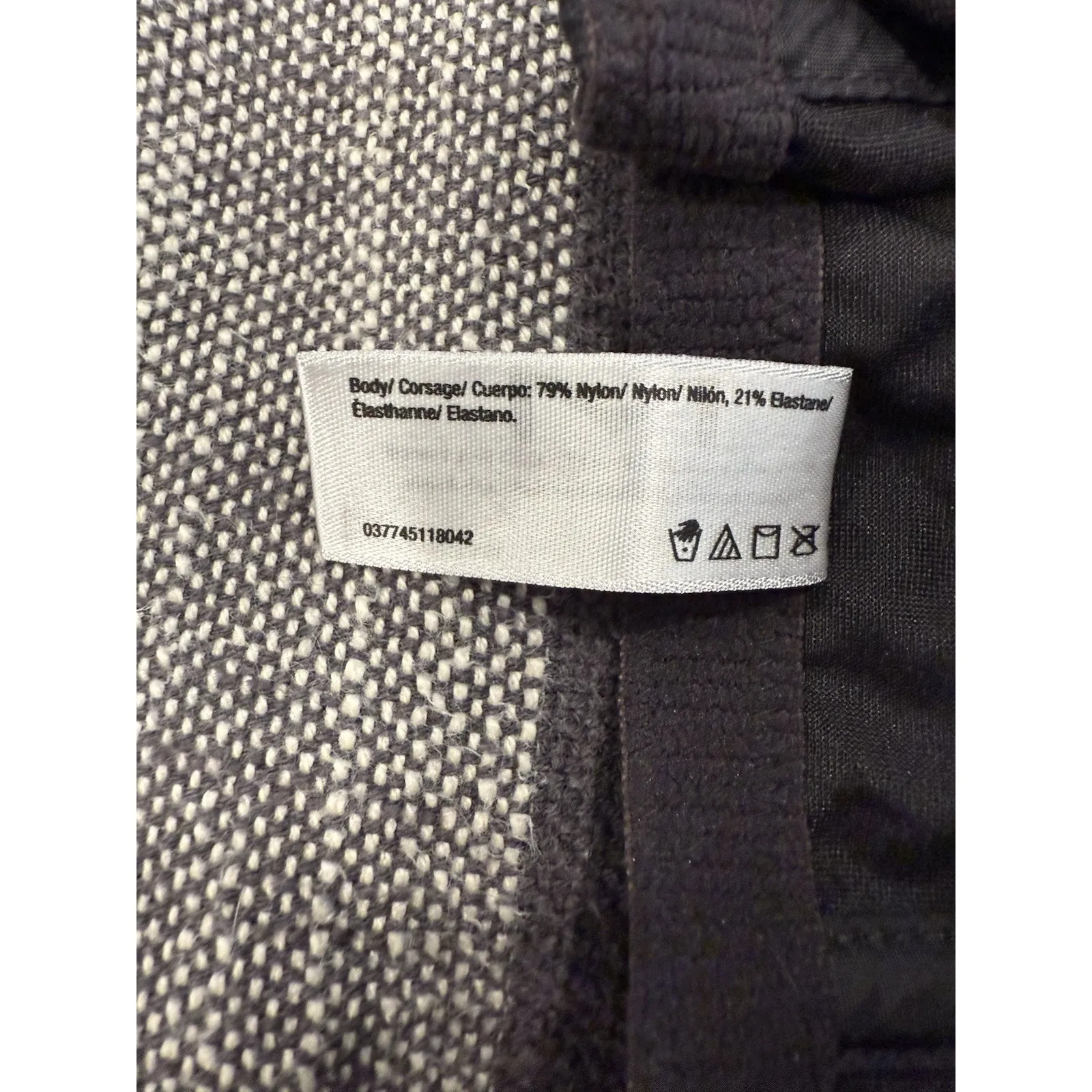 Maidenform Women's 2XL Waist Cincher Trainer Nipper Black Floral - Image 7