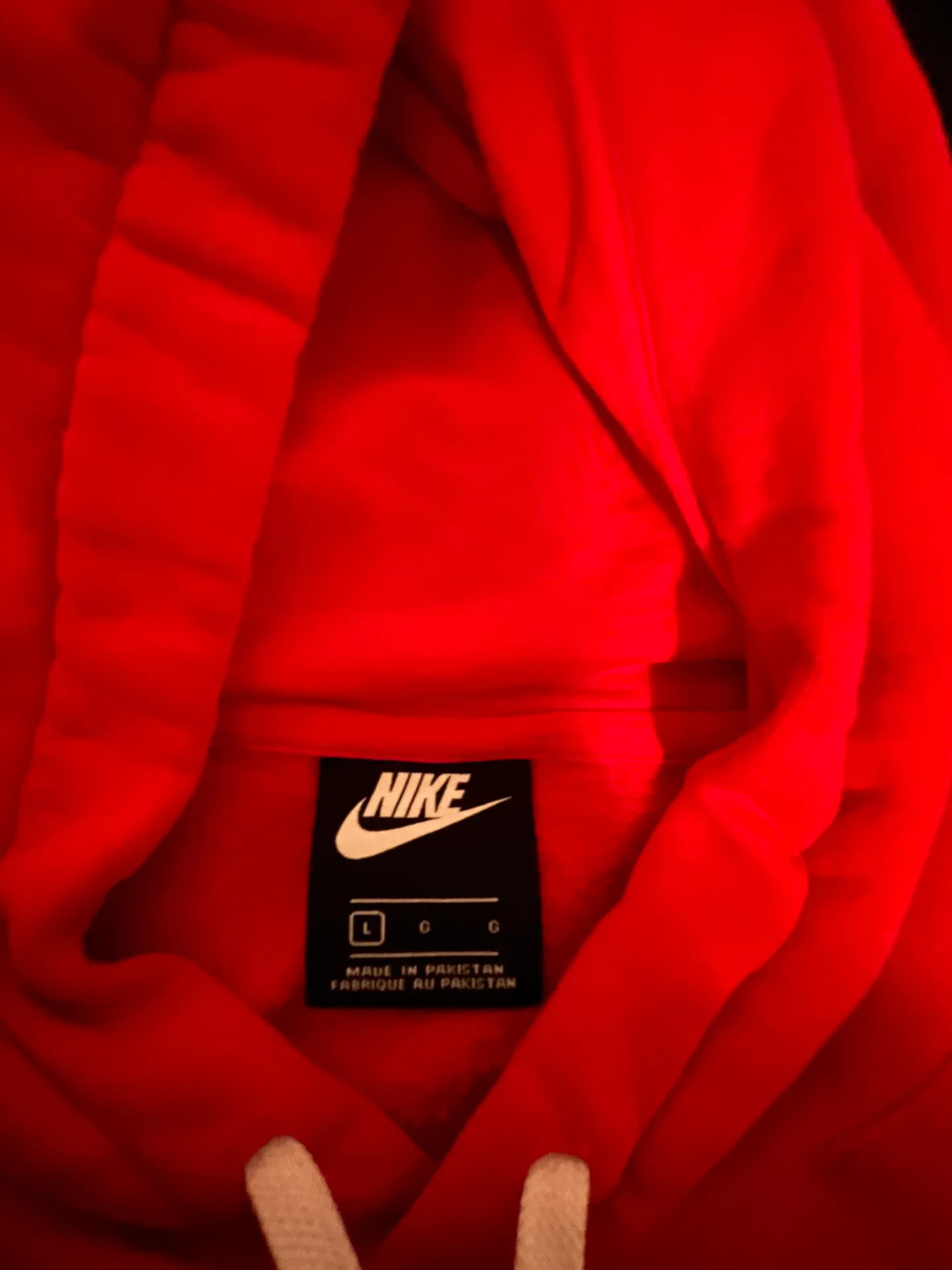 Nike Red Hoodie - Image 2