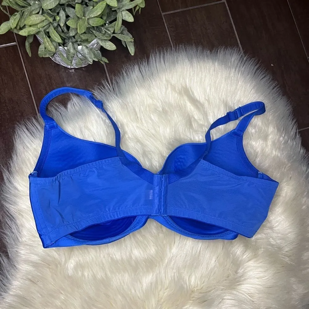 Cacique  royal blue full coverage underwired bra sz 44DD - Image 2
