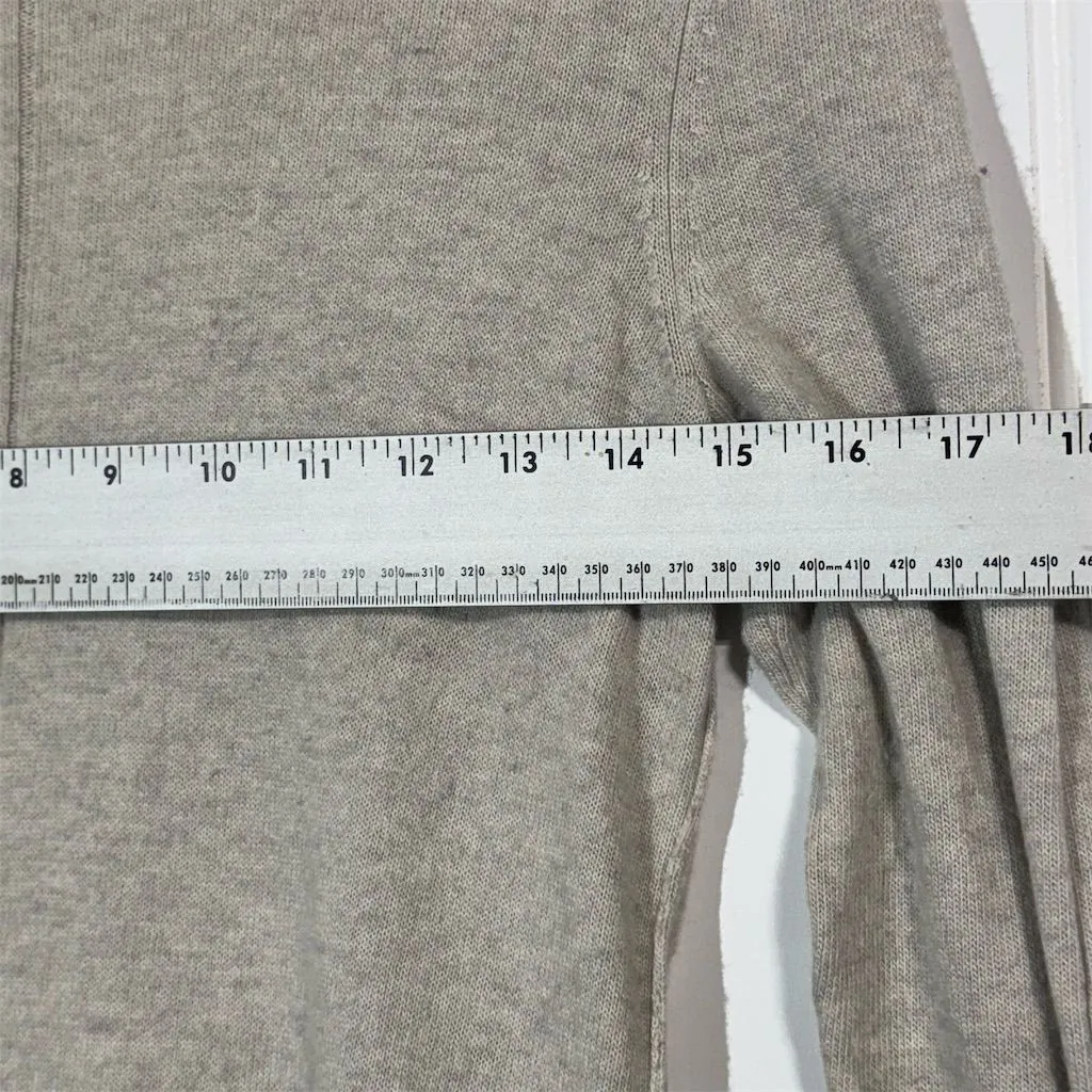 Banana Republic Filpucci Wool Cashmere Blend Sweater S Beige Crewneck Cozy - Image 3