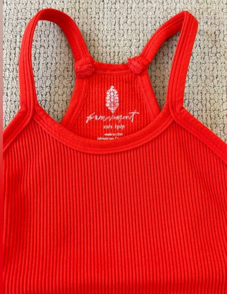 Happiness Runs Long Crop Tank XS/S - Image 2