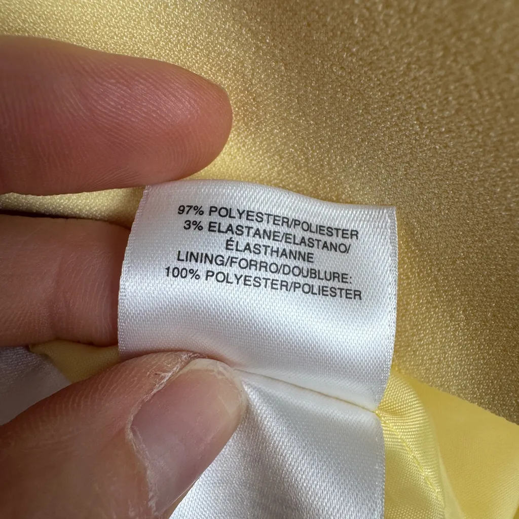 Le Suit Women's Light Yellow Blazer - Image 5