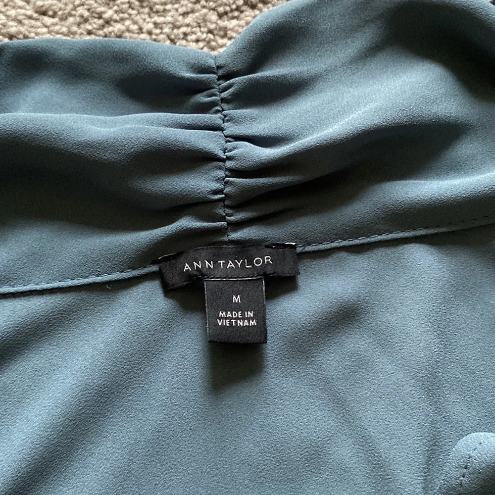 Ann Taylor Chiffon Long Sleeve Blouse SIZE M - Image 2