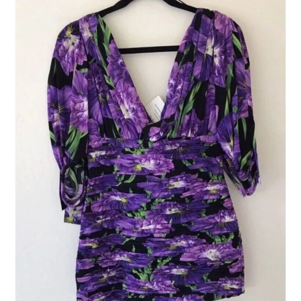 NWT Gucci Poppy Floral Short Dress Size IT 38 - Image 9