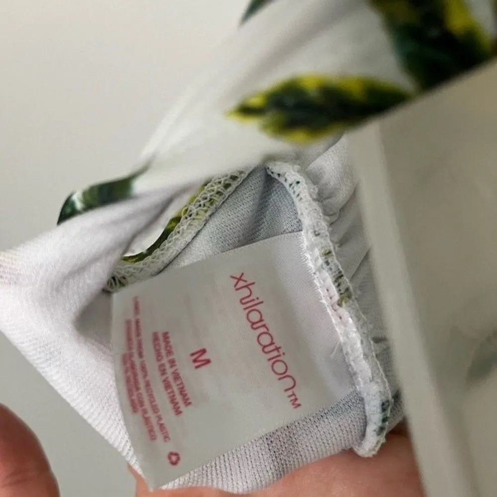 Xhilaration White Palm Tree Print Bikini Size Medium - Image 7