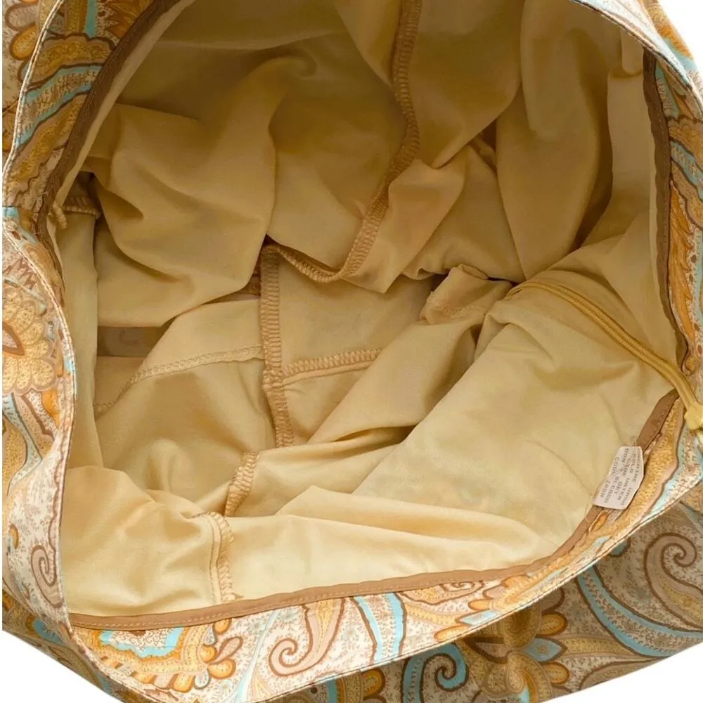 TAIL Tan & Teal Paisley Mini Skirt GOLF Tennis Activewear Pockets Skort ~Size 12 - Image 4