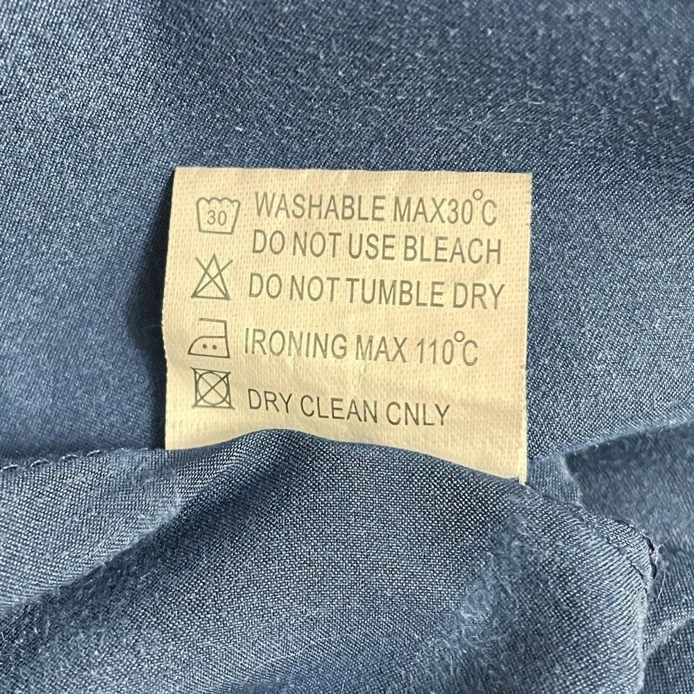 Lioness High Expectations Satin Shorts Romper Dark Blue Women’s Size Medium - Image 12