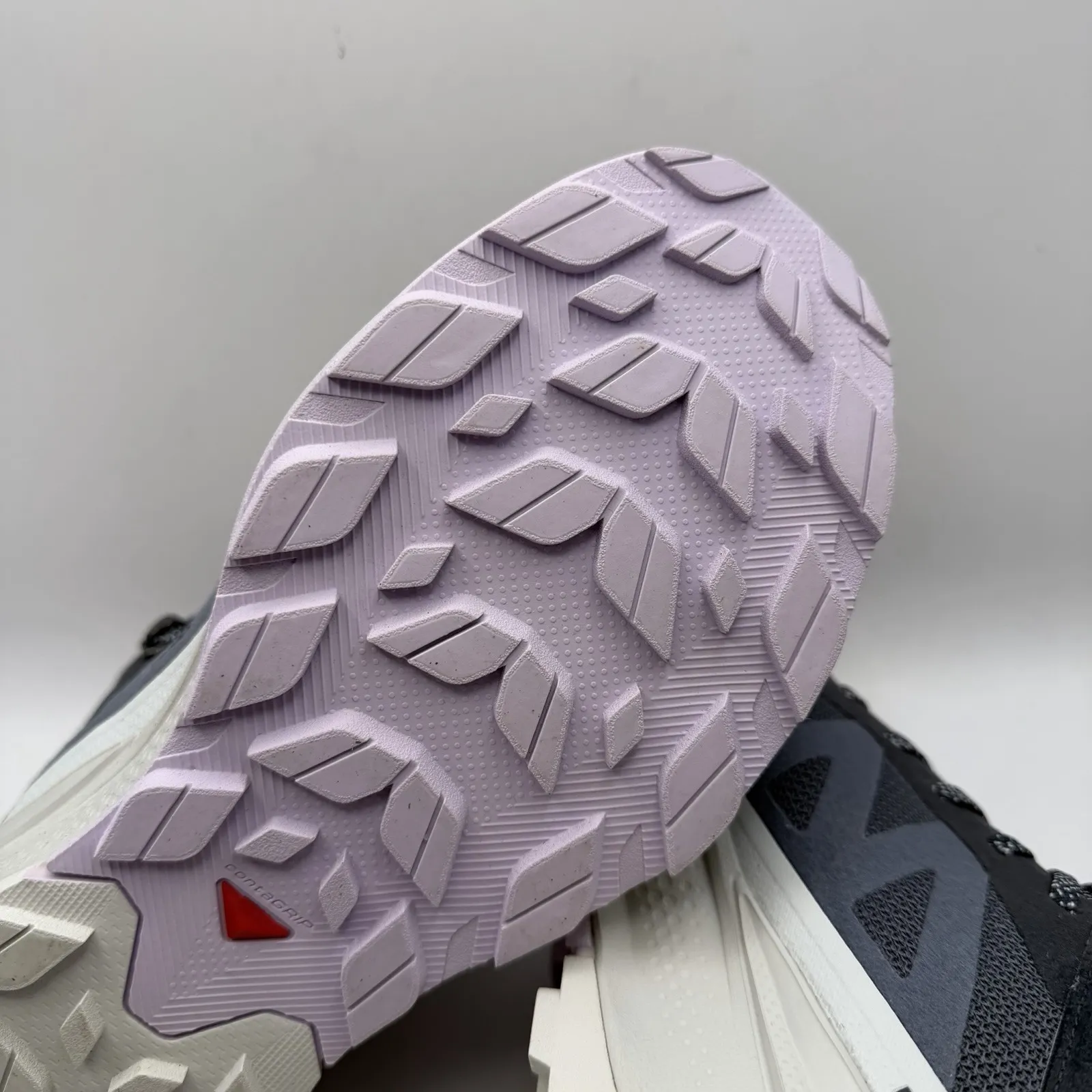 Salomon Elixir Activ Mid Waterproof Hiking Boots Shoes Womens Sz 9.5 Gray White - Image 7