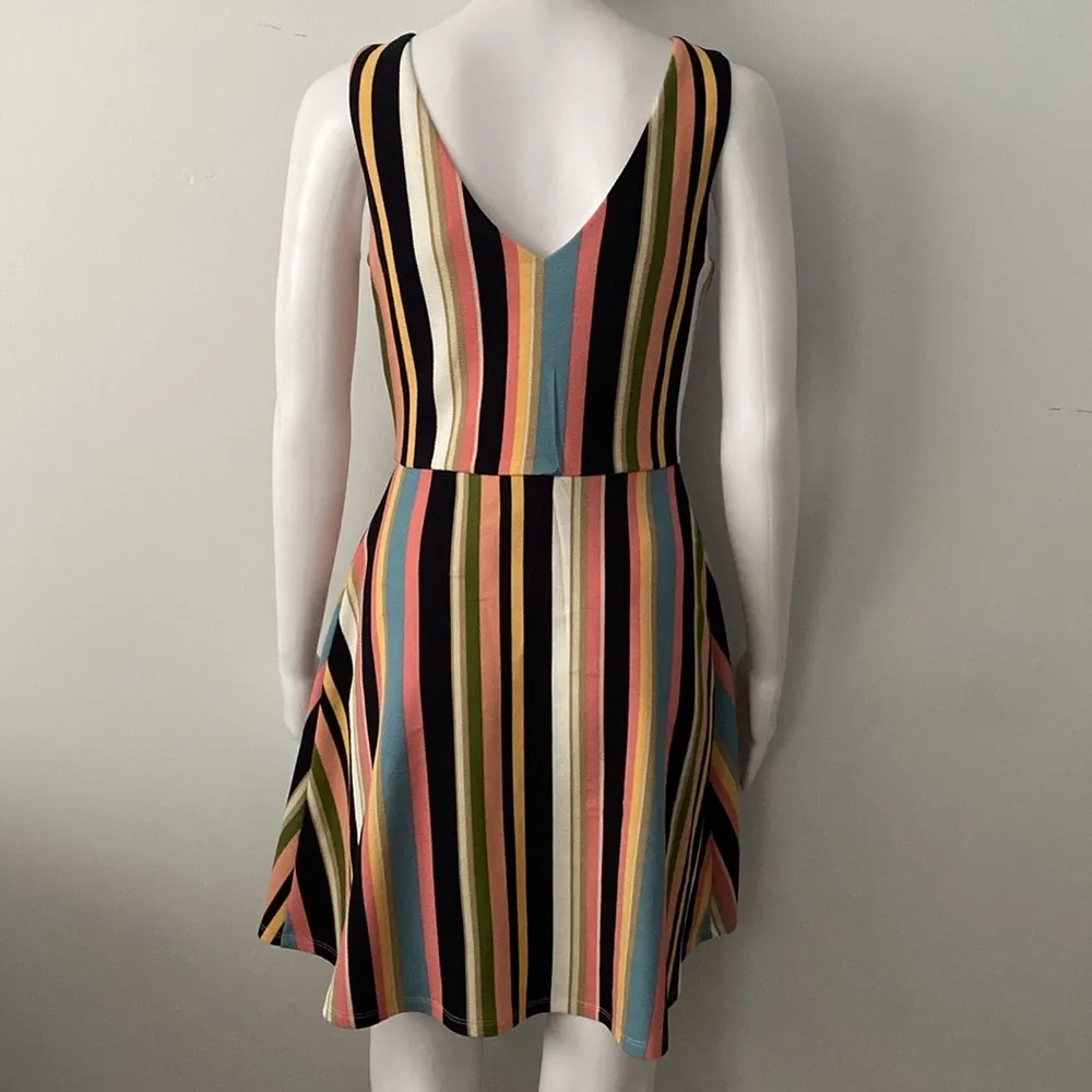 Bright Color Stripe Sun Dress - Image 4