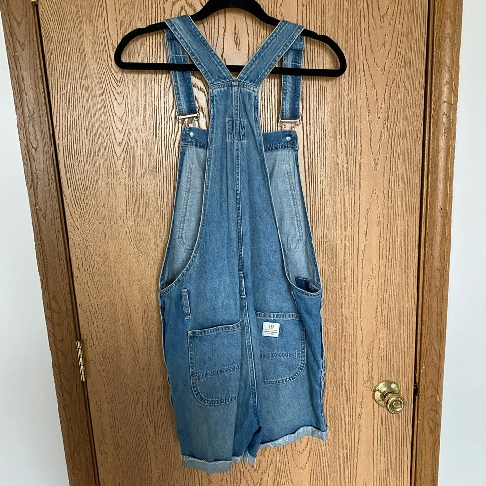 Jean overall shorts - Image 2