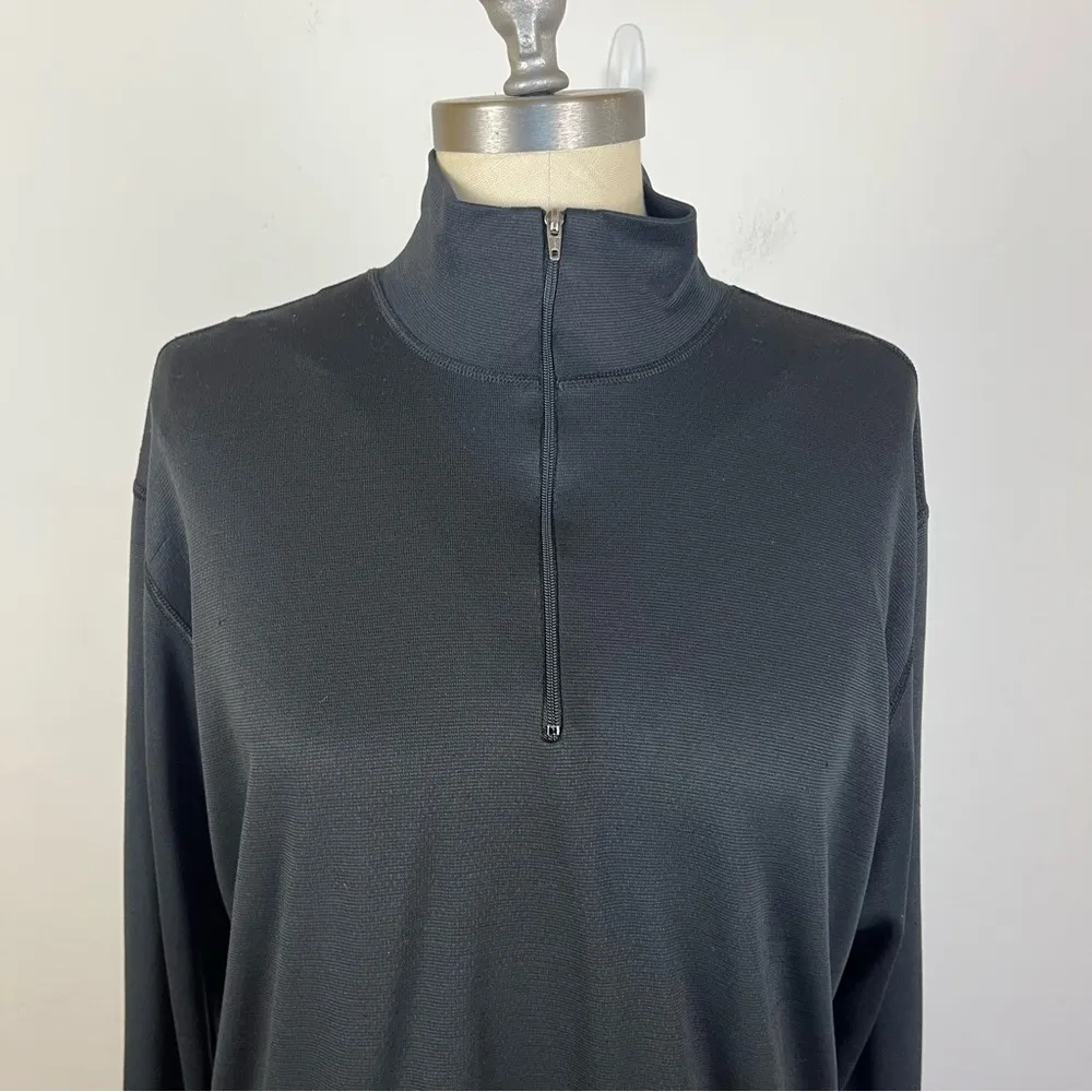 Patagonia Capilene Black Quarter Zip Jacket USA Made - Image 3