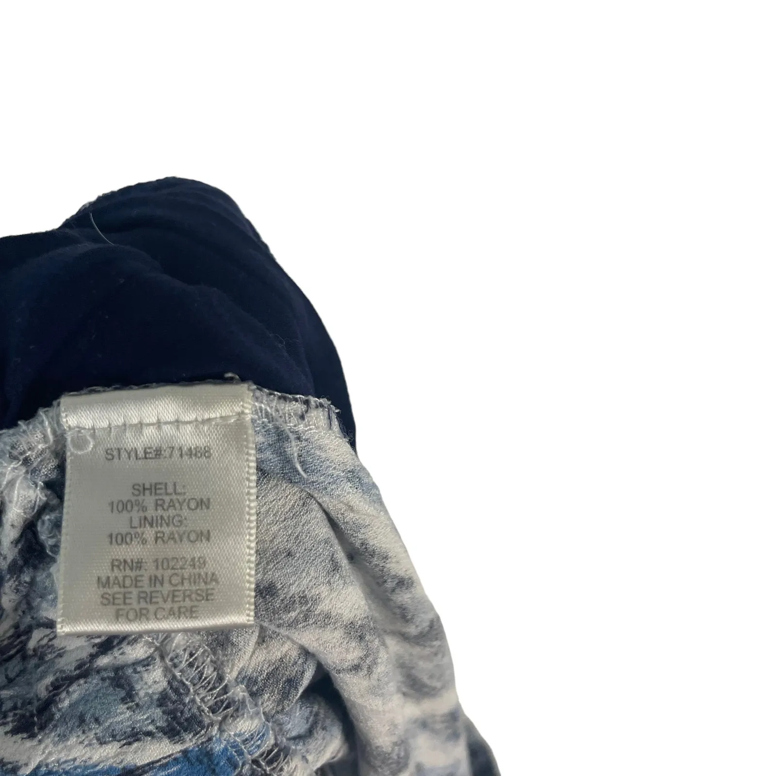 Anthropologie Skies‎ Are Blue Women's Size Small Flowy Printed Blue Tie Shorts - Image 8