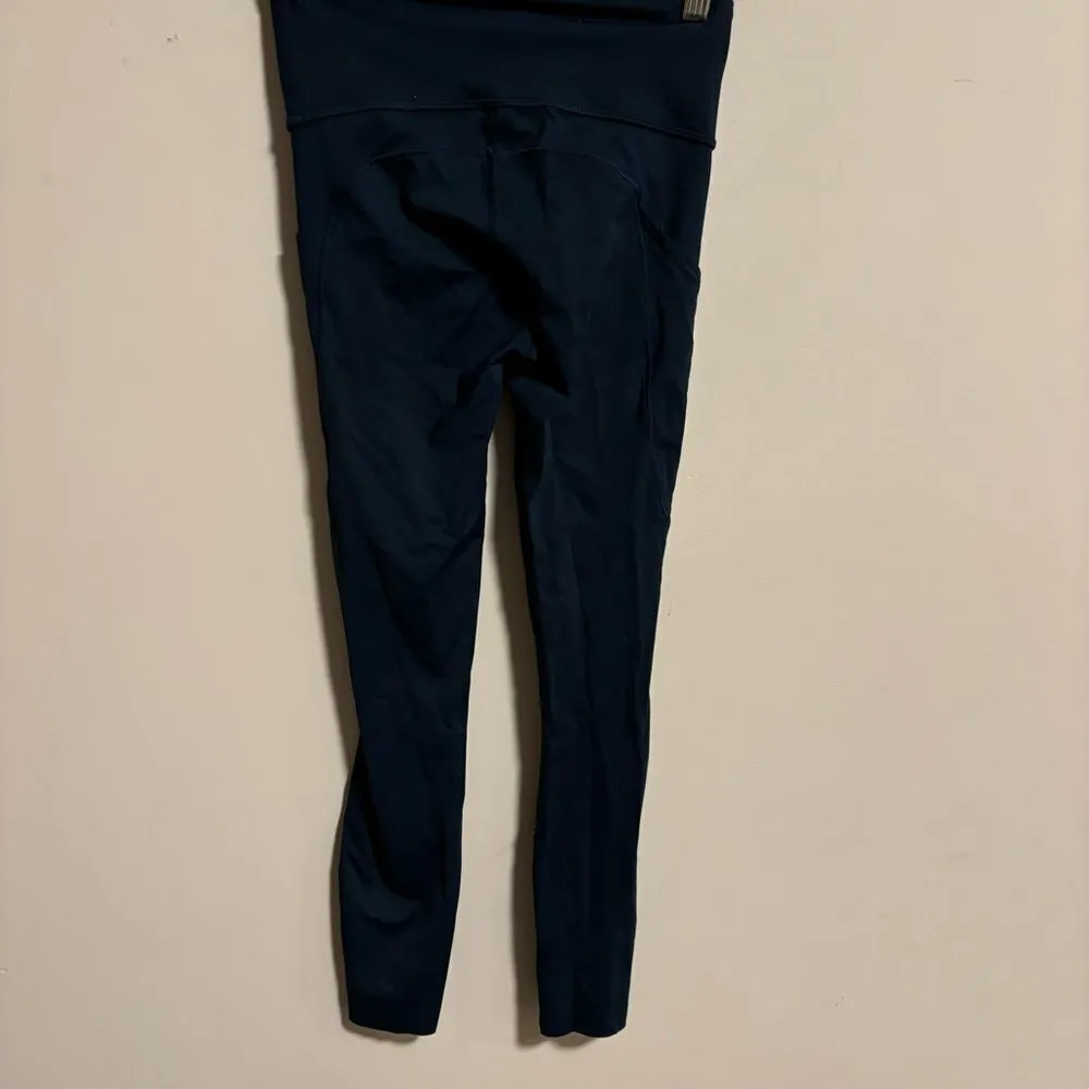 Lululemon Fast & Free 7/8 Tight II *Non-Reflective Nulux 25" Blue- Size 2 - Image 6