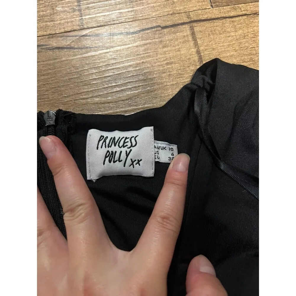 Princess Polly Jude long sleeve black bodysuit - Image 3