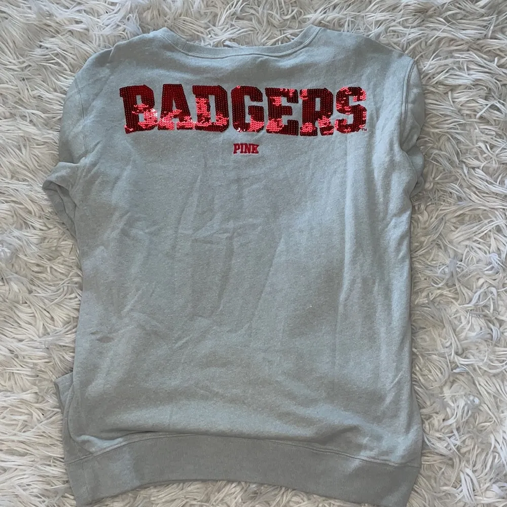 Wisconsin badgers sequin pullover - Image 4