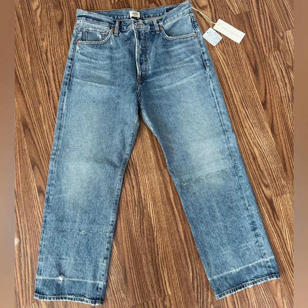 Citizens of Humanity Emery Relaxed High Rise Cropped Jeans - Image 3