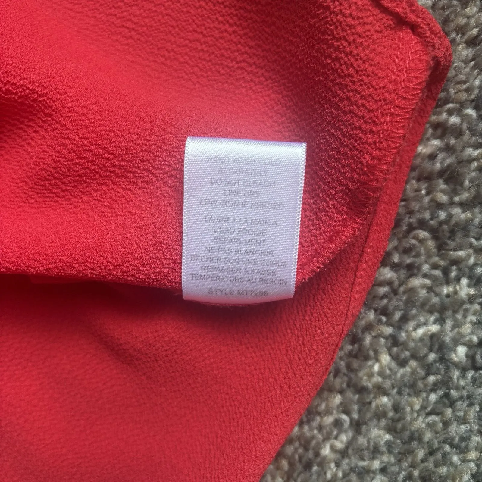 Bobeau Women’s Pink Blouse With Cutout Shoulders. Size Small - Image 5