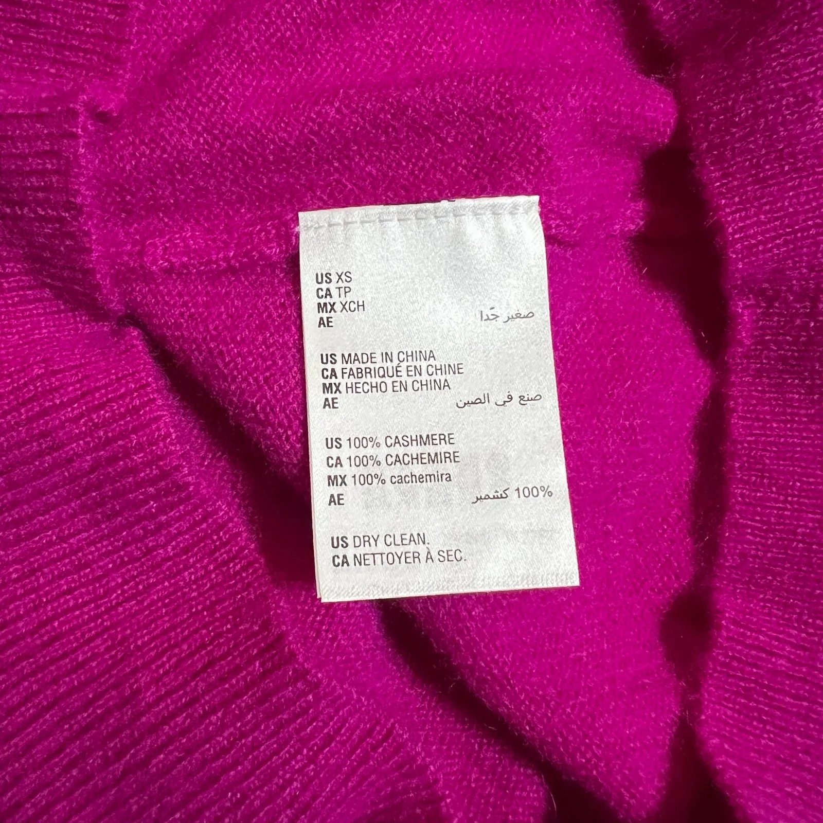 Charter Club 100% Cashmere Crewneck Sweater Size XS Colorful Cozy Maximalist - Image 5