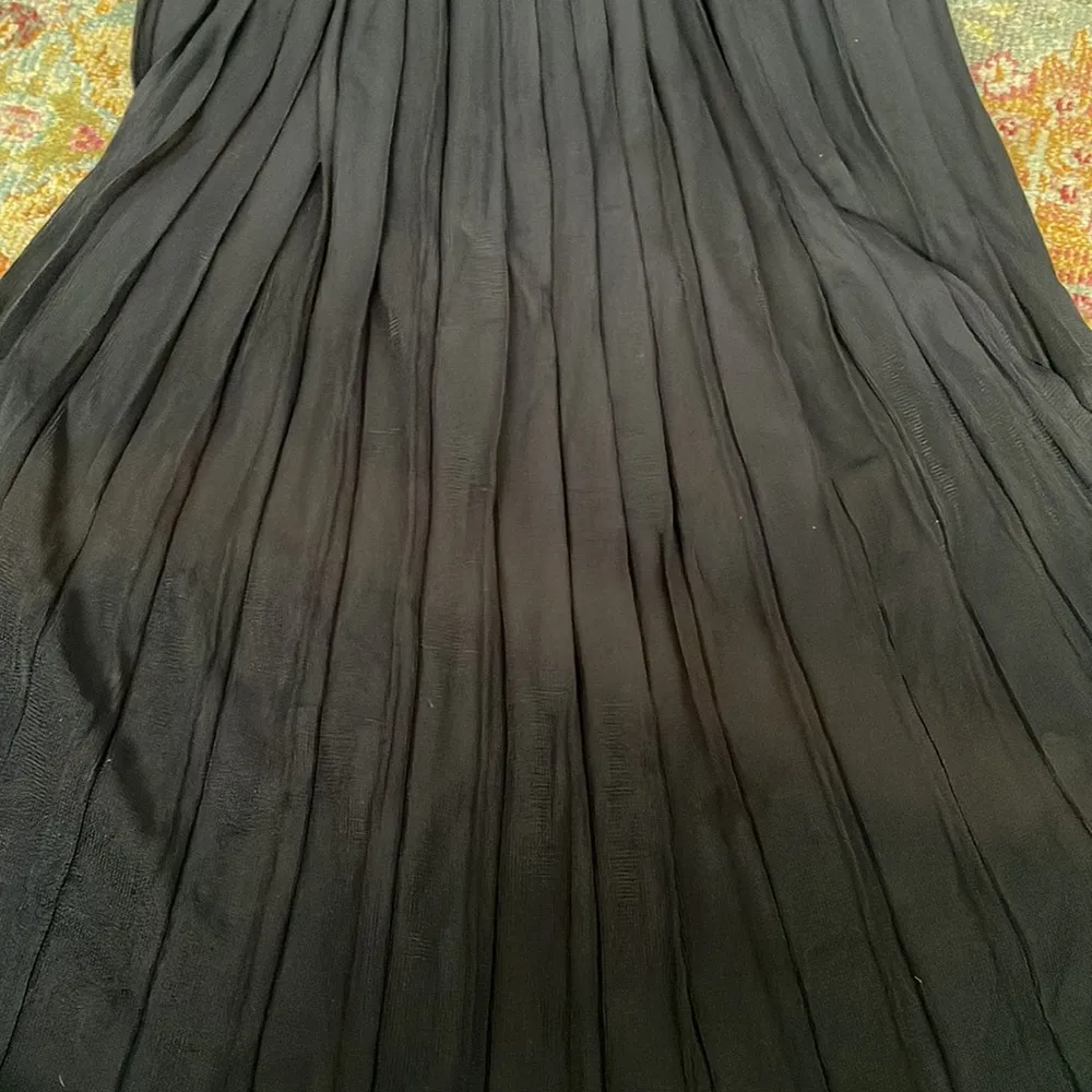 Michael kors beautiful navy maxi with big side slit Blue Size 0P - Image 4