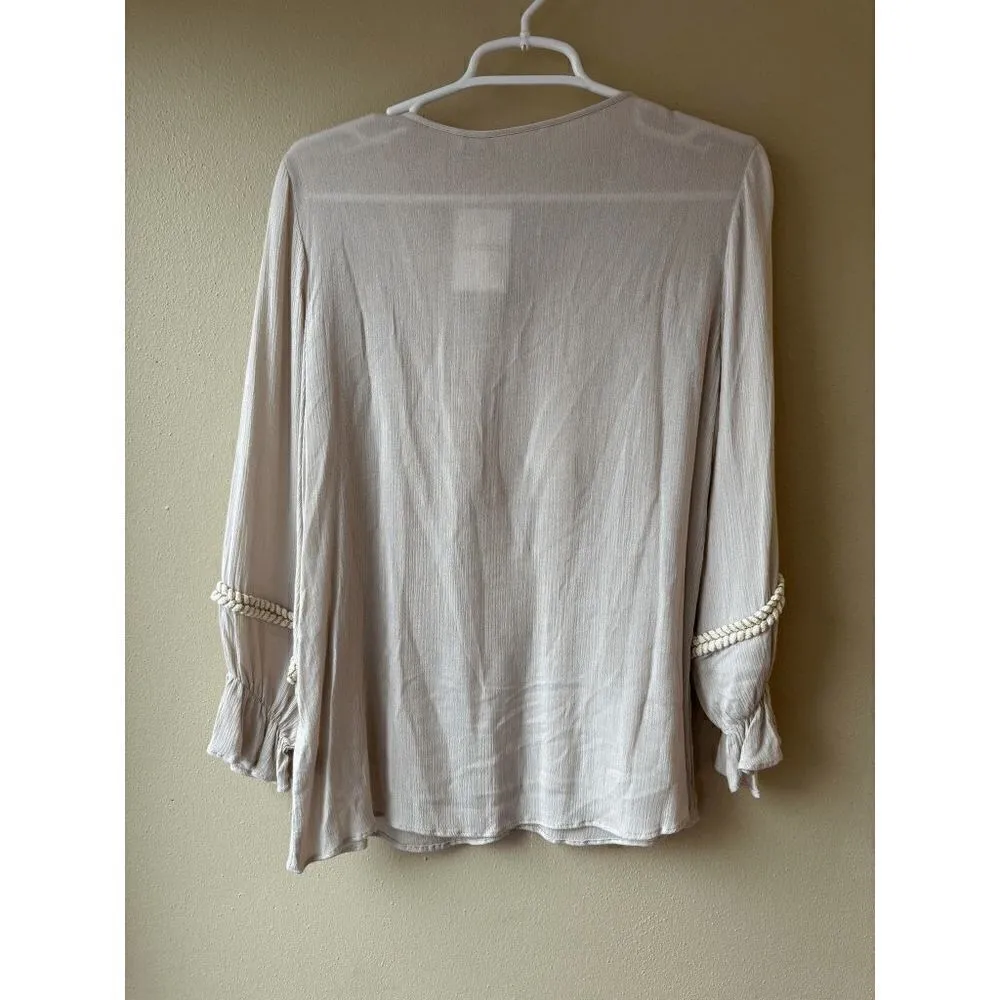 Soft Surroundings Clementine Tunic in Natural Women's Size Petite Small - Image 2