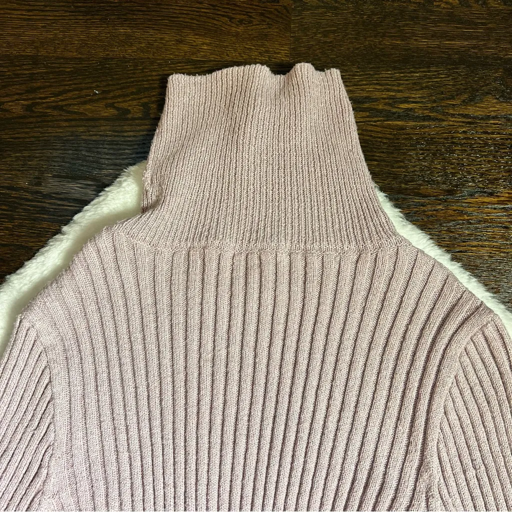 Shein Mauve Turtleneck Sweater Dress - Image 3