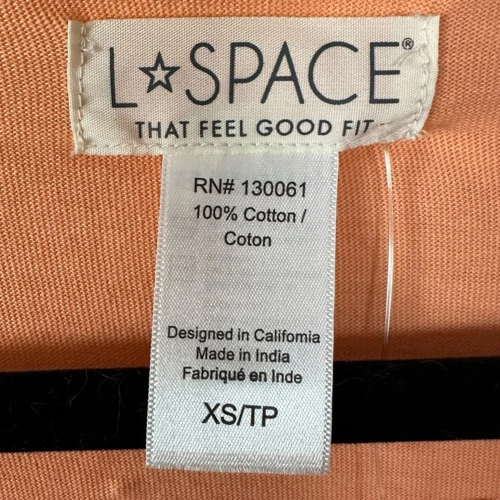 L SPACE l*space Wildwood Dress in Tangy Peach Size XS NWT NEW - Image 9