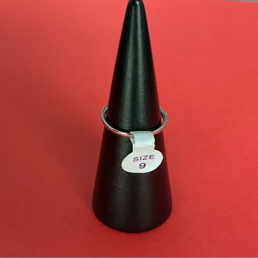 Bomb Party RBP3673 “Shimmering Wonder” LC Crystal on Rhodium Size 9 Ring NWT Silver - Image 3